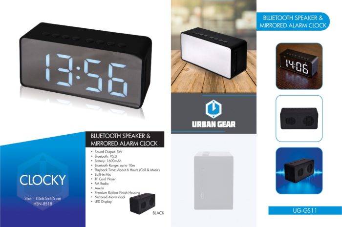 Clock and Bluetooth Speaker